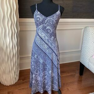 Michael Kors navy and white dress.